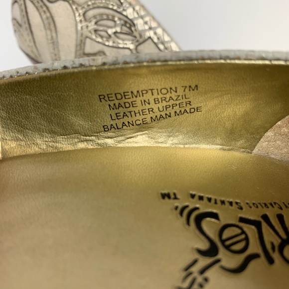 Carlos by Carlos Santana leather cutwork heels - Picture 8 of 8